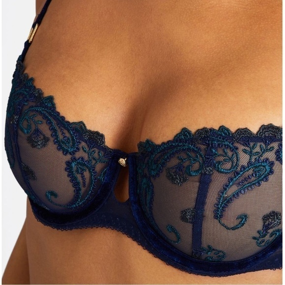 AUBADE Velvet Memories Half Cup Bra in 30D - Picture 4 of 11